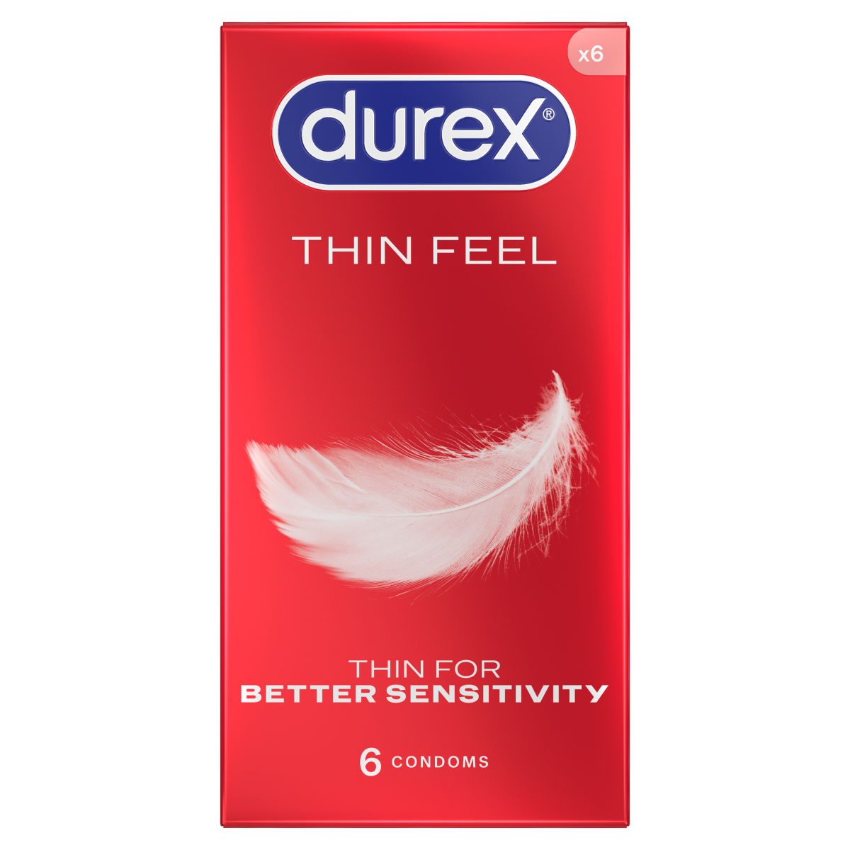 Durex Thin Feel 6 Condoms