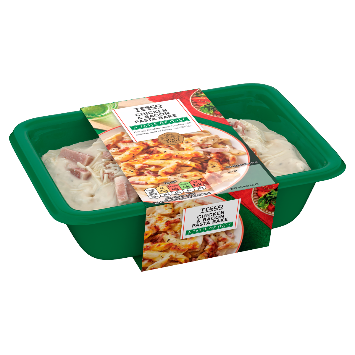 Tesco Chicken & Bacon Pasta Bake 400g