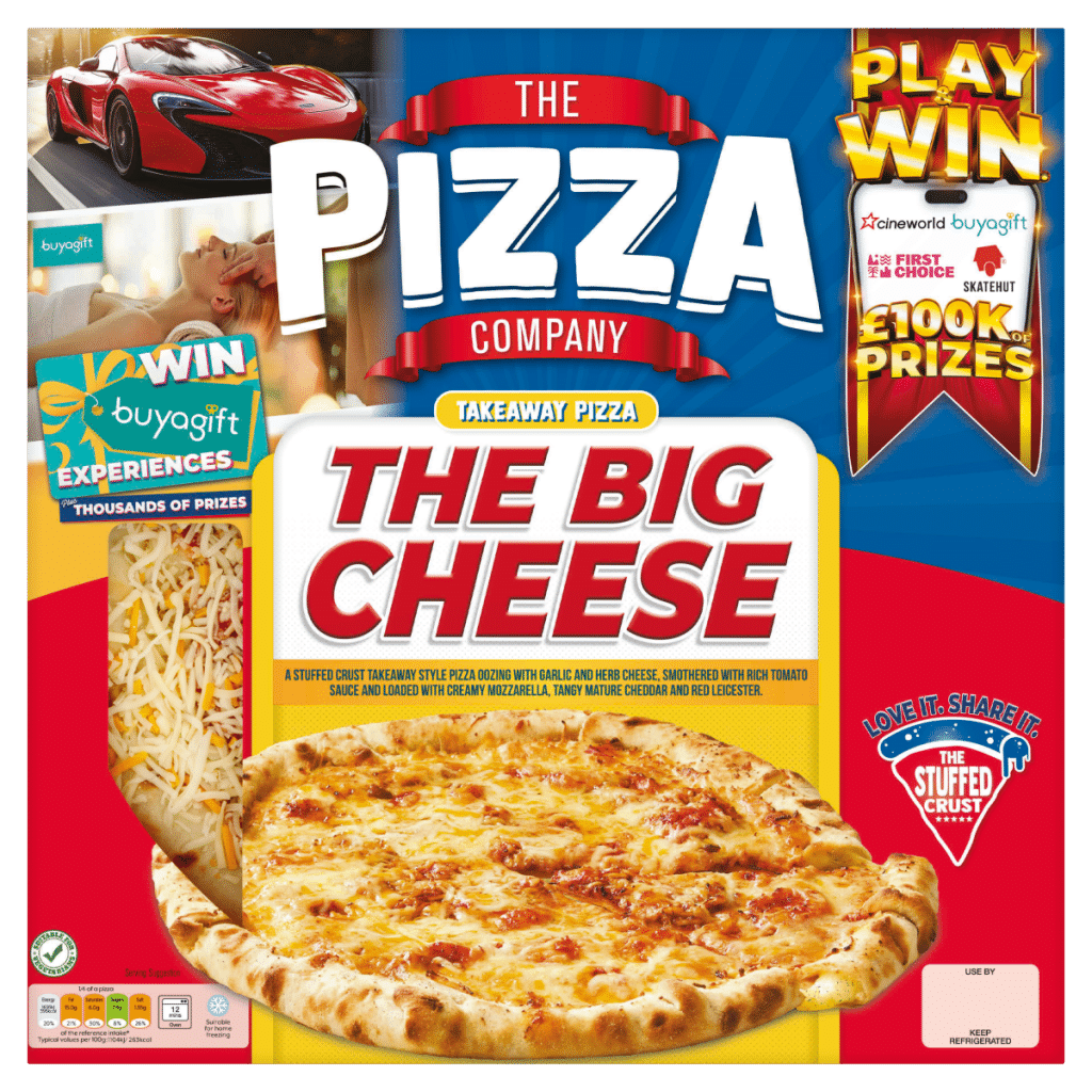 The Pizza Company The Big Cheese Takeaway Pizza 611g