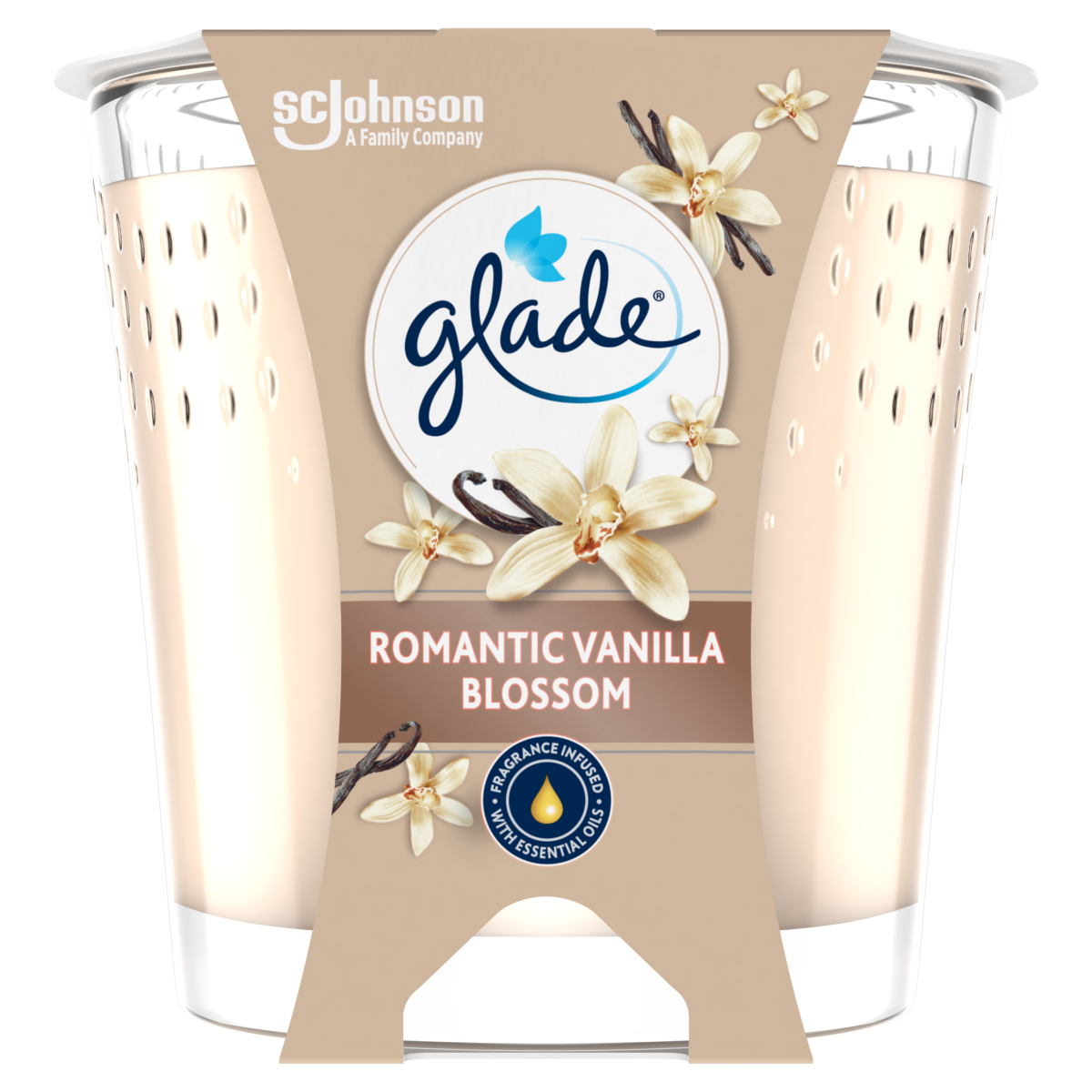 Glade Scented Candle Vanilla Blossom 112g