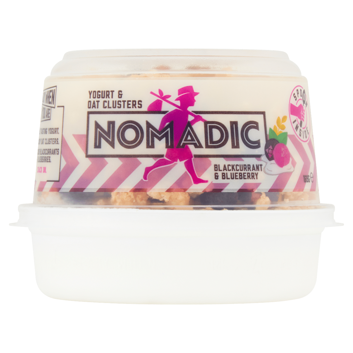 Nomadic Yogurt & Oat Clusters Blackcurrant & Blueberry 169g