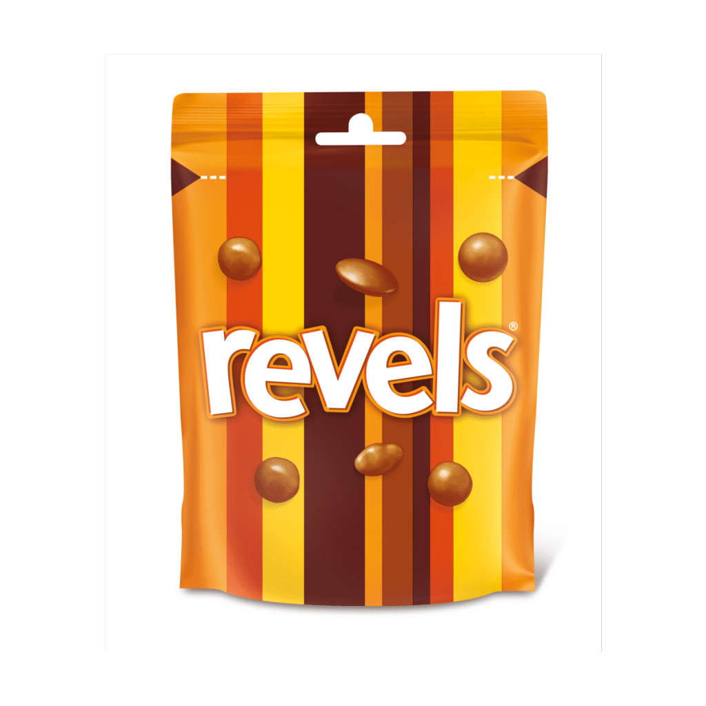 Revels Milk Chocolate with Raisins, Coffee or Orange Bites Pouch Bag 112g