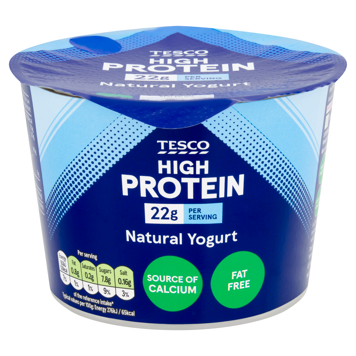 Tesco High Protein Natural Yogurt 500g
