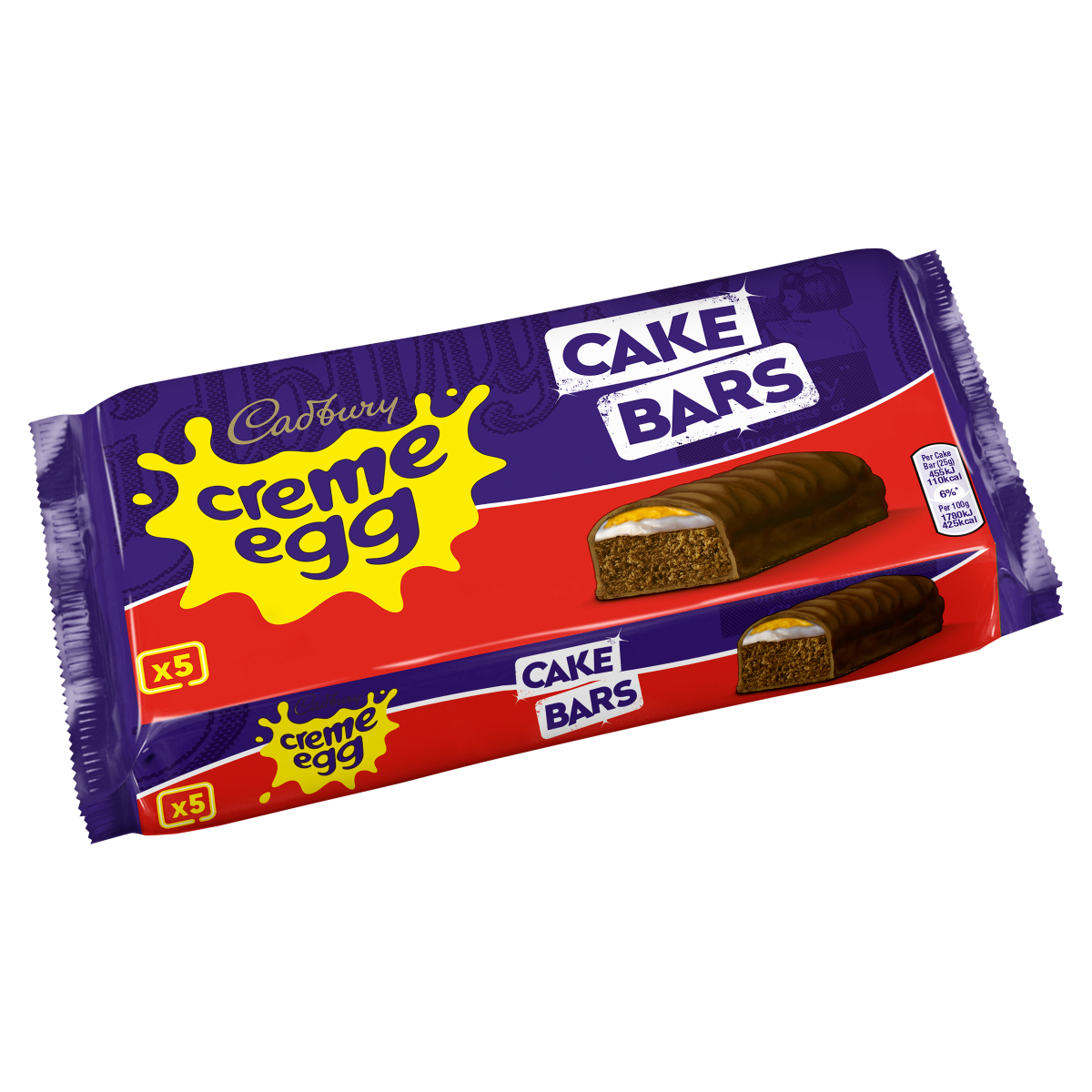 Cadbury 5 Creme Egg Cake Bars