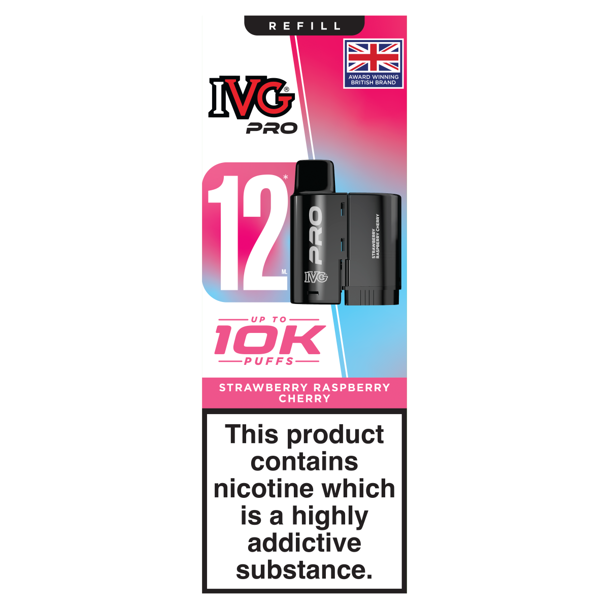 IVG Pro Strawberry Raspberry Cherry Refill 20mg/ml