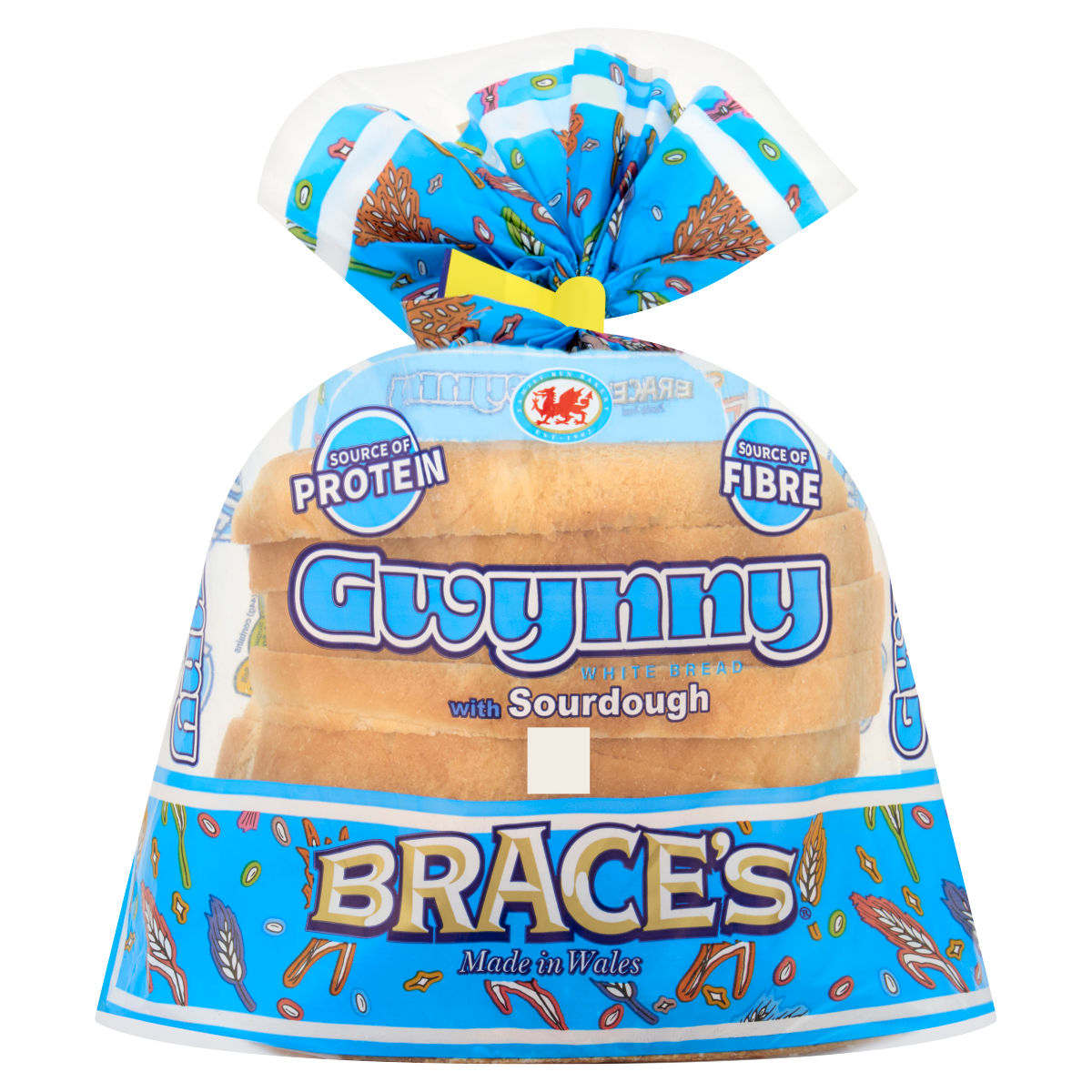 Brace’s Gwynny White Bread with Sourdough 400g