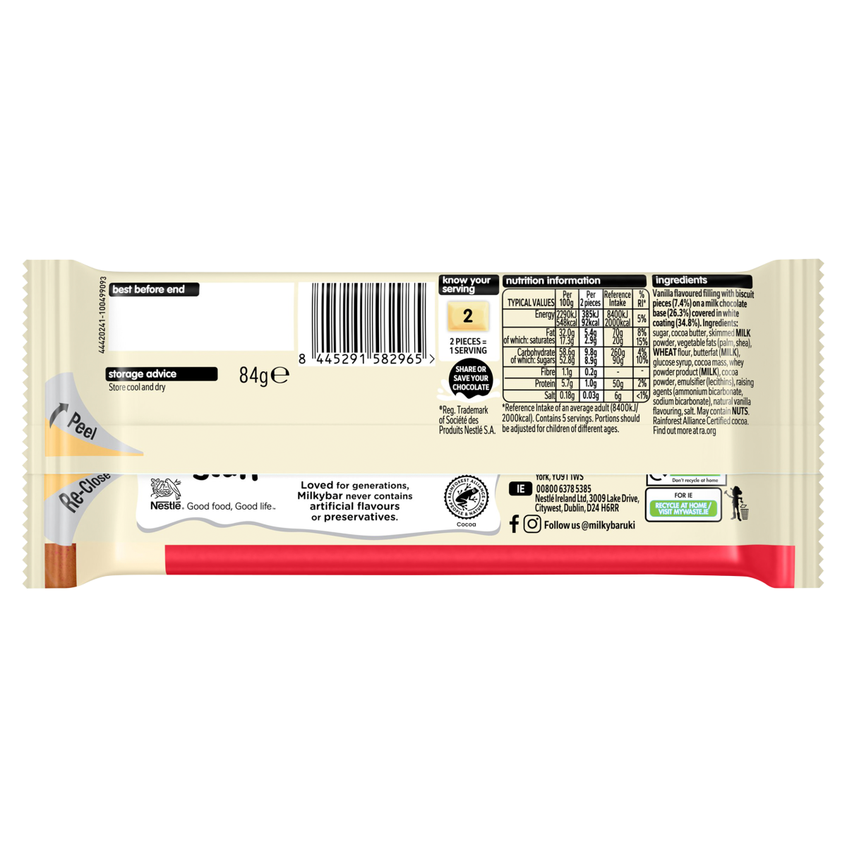 Milkybar Chocolate Crumble 84g