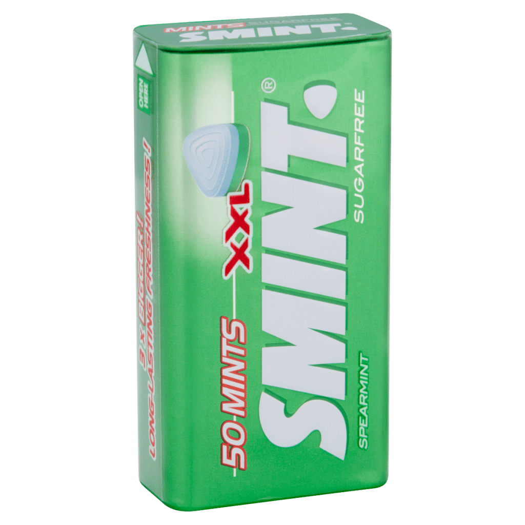Smint XXL Spearmint Sugarfree 50 Mints 35g