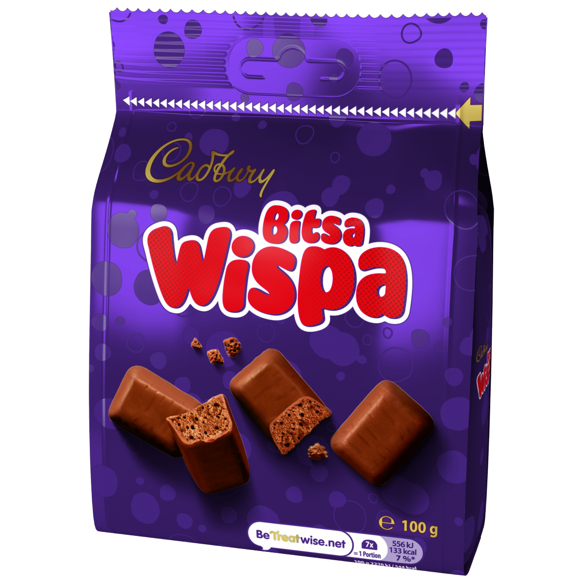 Cadbury Bitsa Wispa Chocolate Bag 100g