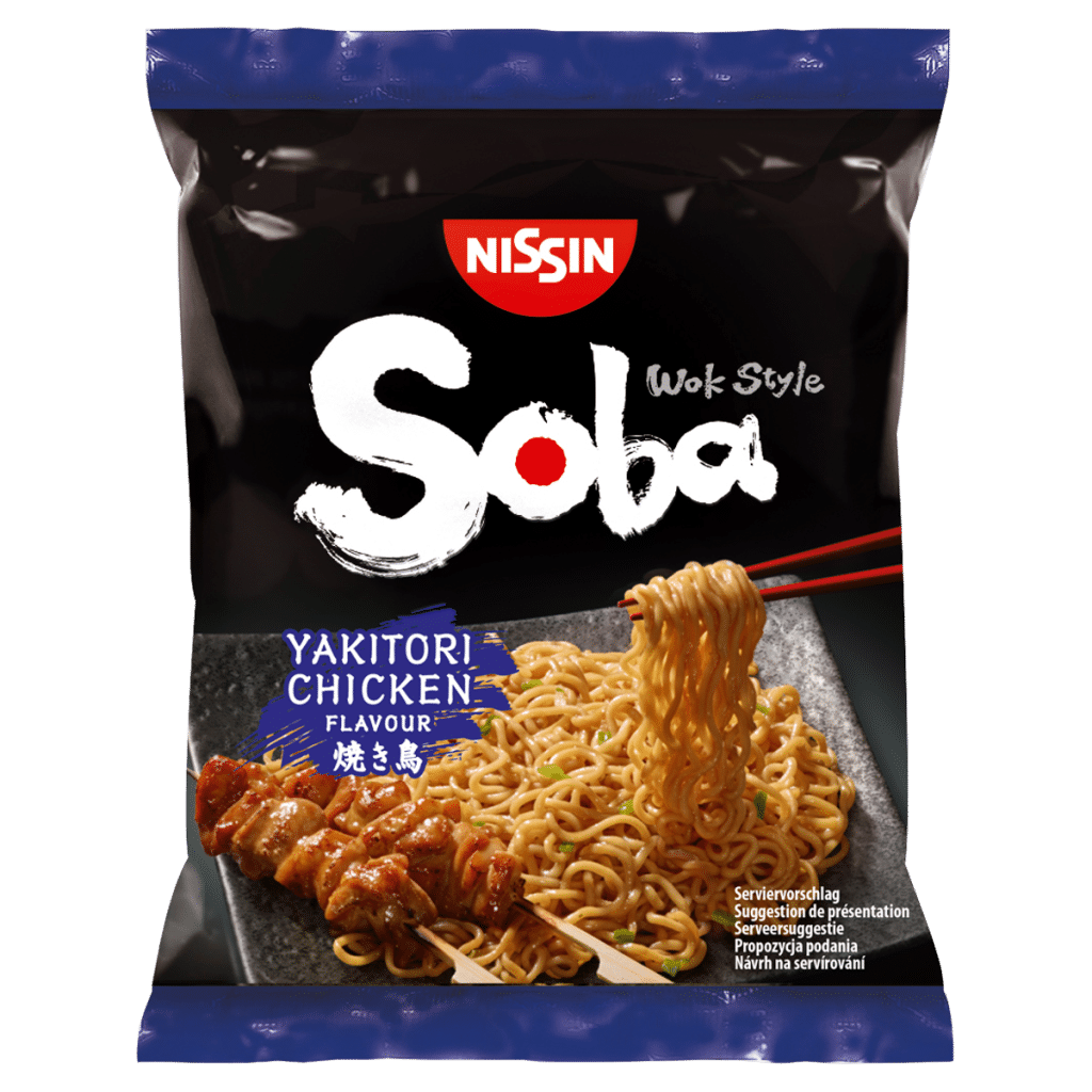 Nissin Yakitori Chicken Flavour Wok Style Soba 110g