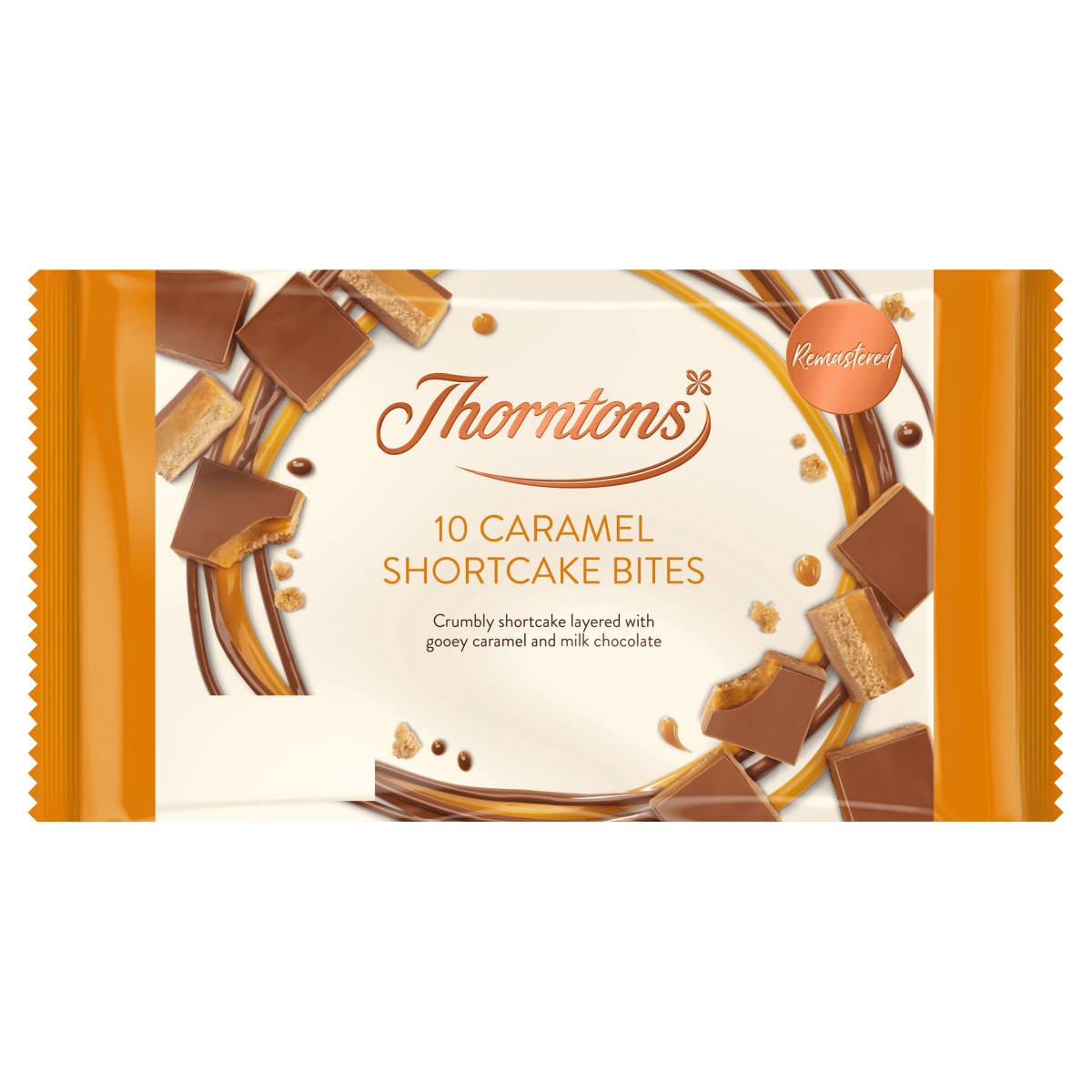 Thorntons 10 Caramel Shortcake Bites