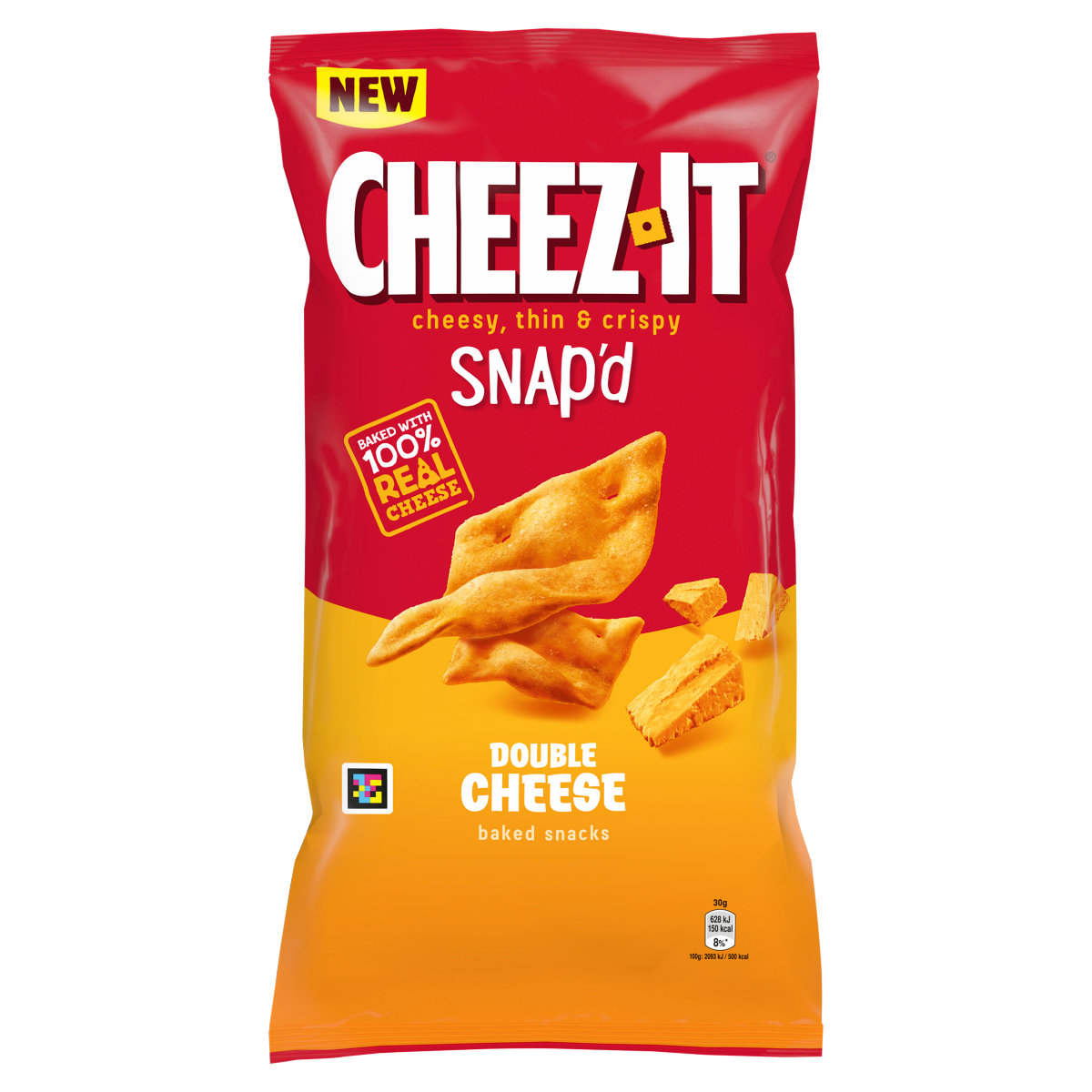 Cheez-It Snap’D Double Cheese Baked Snacks 150g