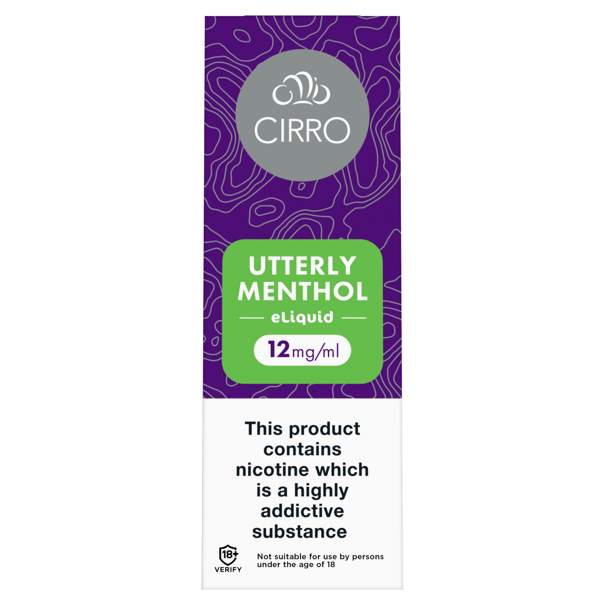 Cirro Utterly Menthol eLiquid 12mg/ml