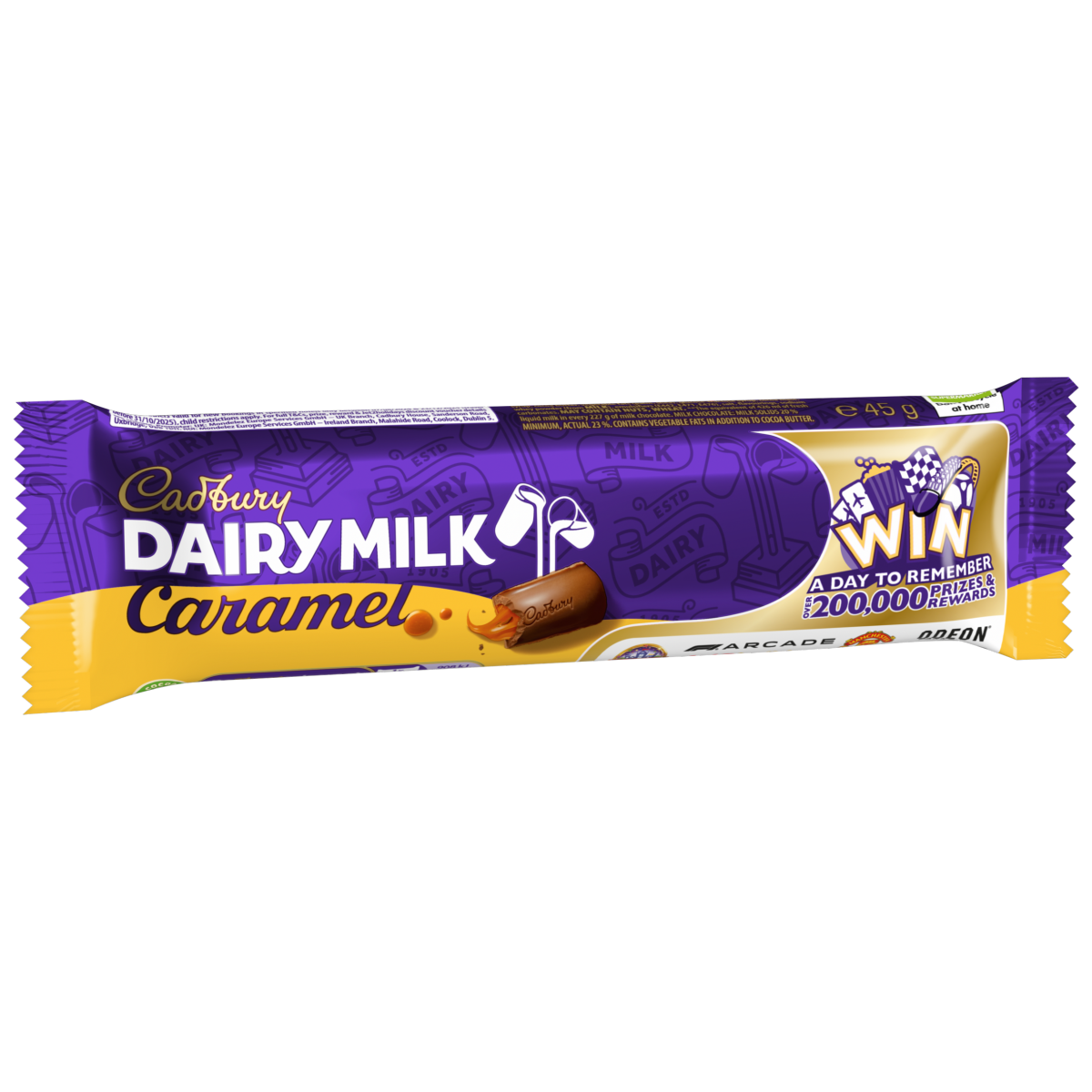 Cadbury Dairy Milk Caramel Chocolate Bar 45g