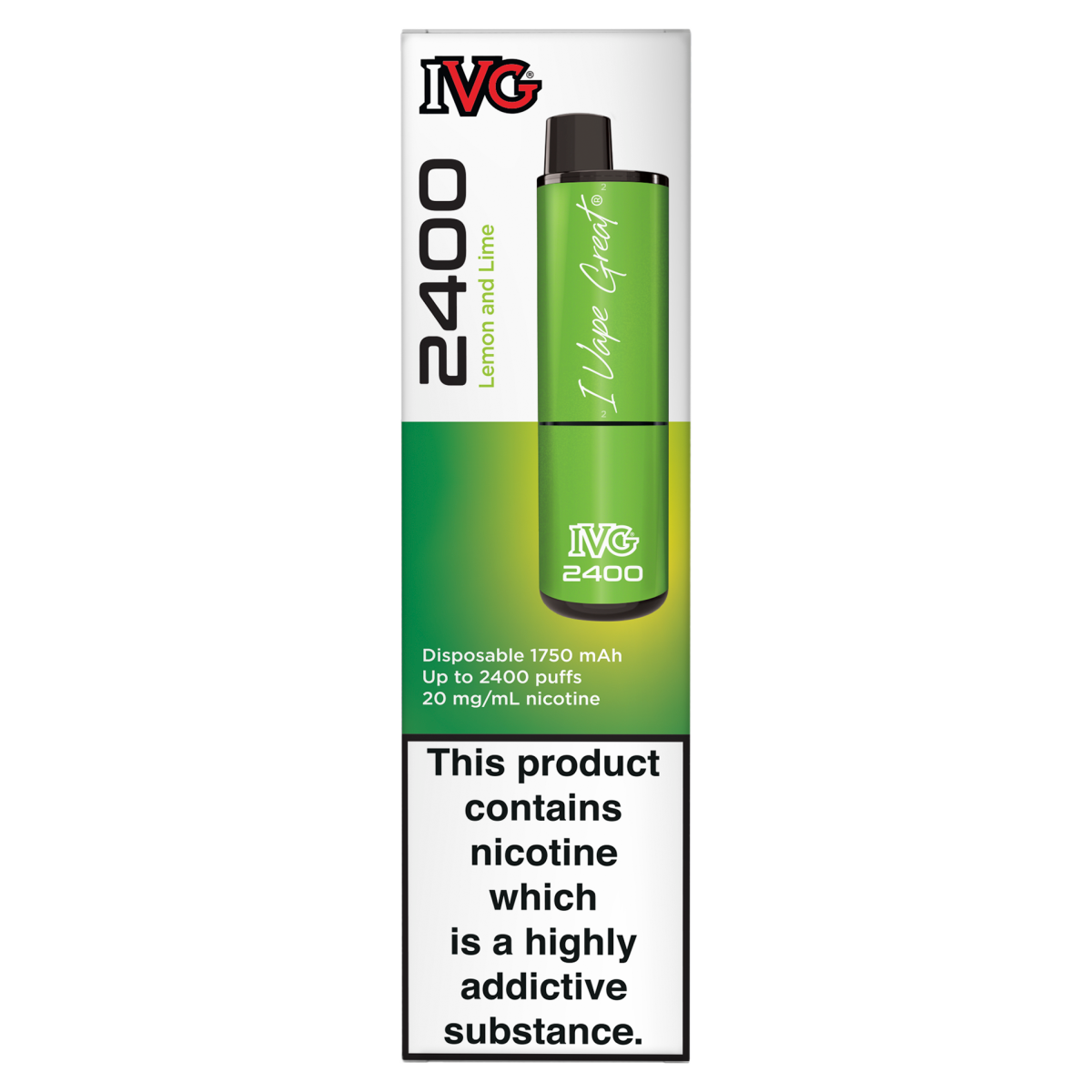 IVG 2400 Lemon and Lime