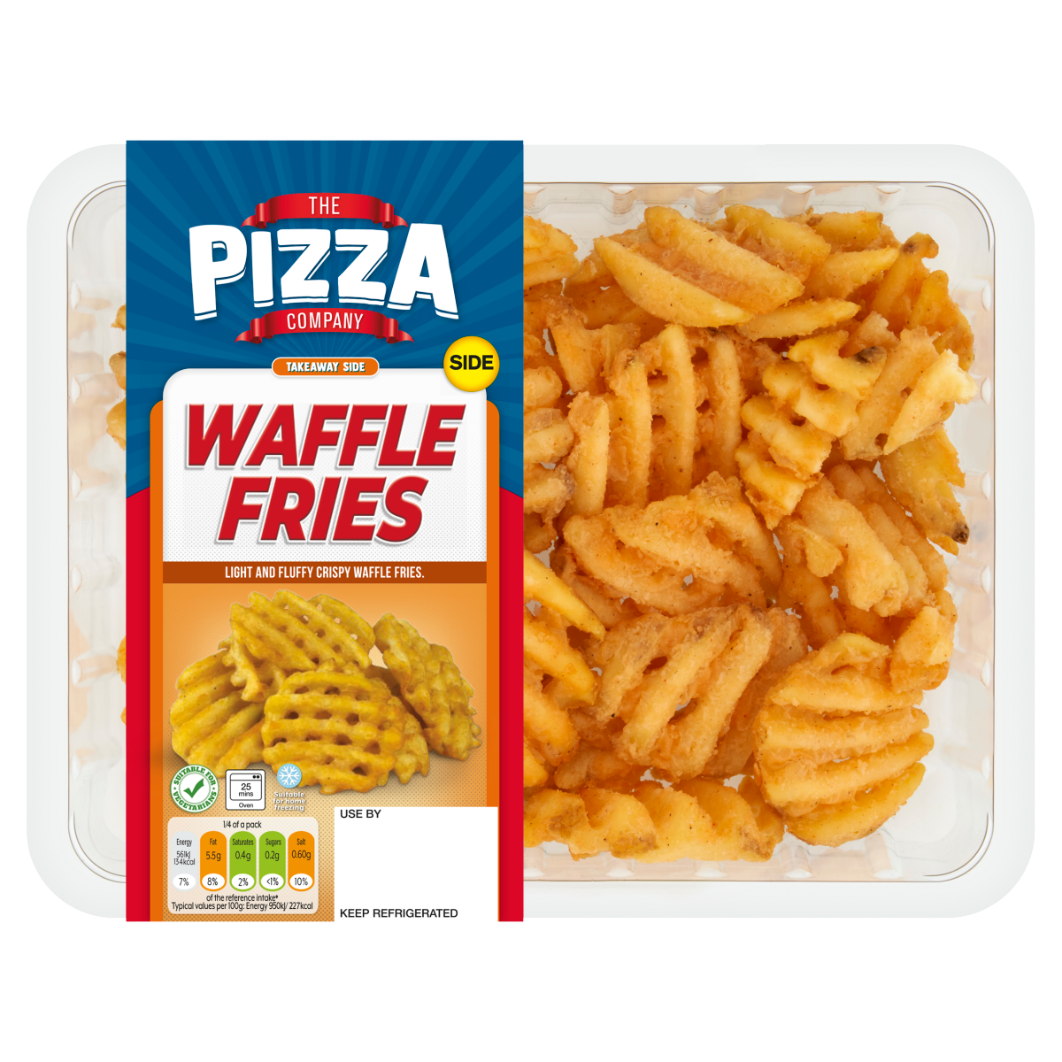 The Pizza Company Waffle Fries 300g
