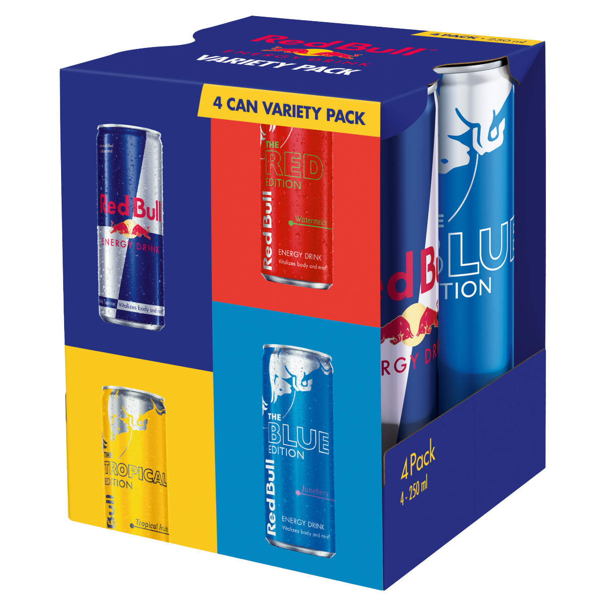 Red Bull Energy Drink Editions Variety Pack 250ml x 4