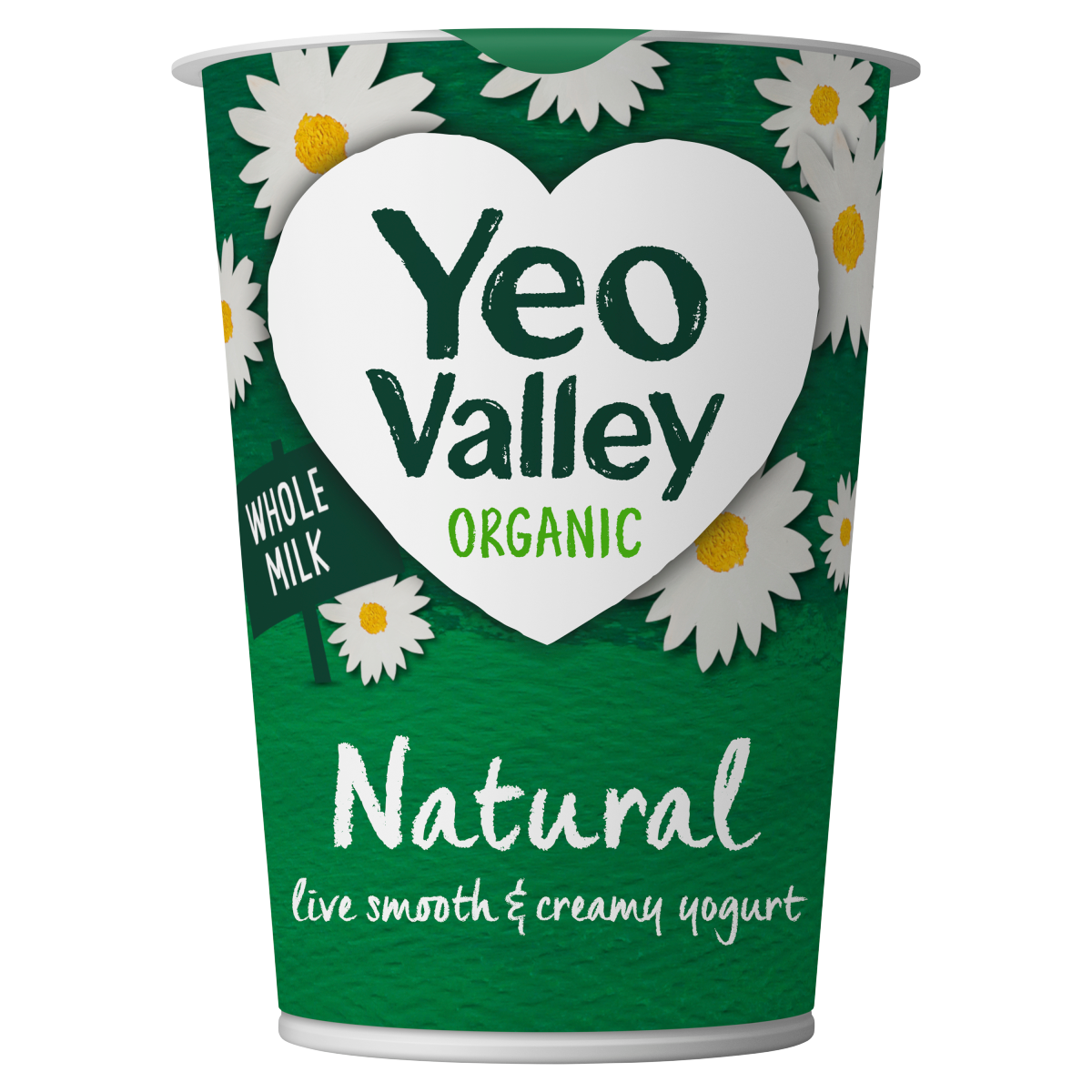 Yeo Valley Organic Natural Live Smooth & Creamy Yogurt 450g