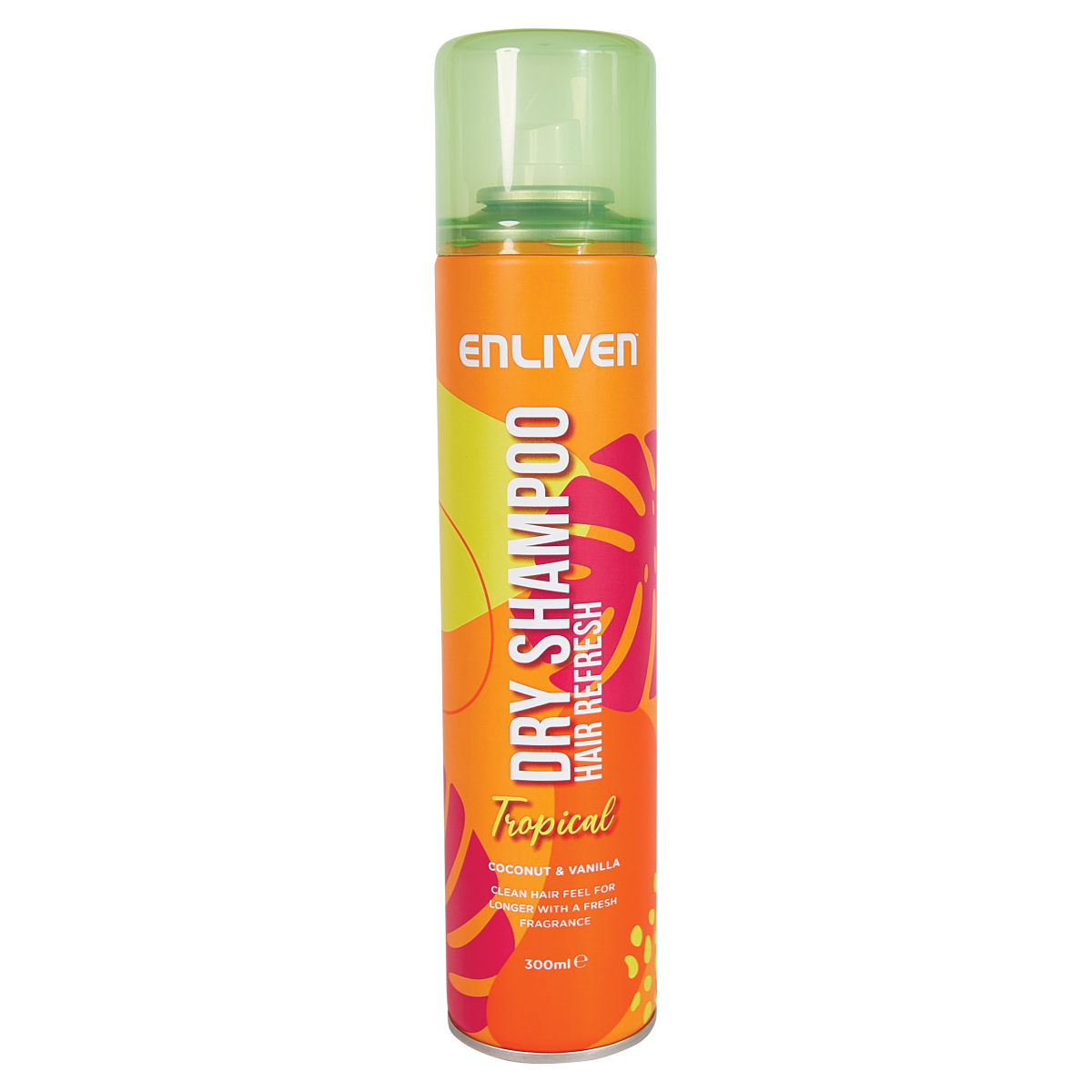 Enliven Tropical Coconut & Vanilla Dry Shampoo 300ml
