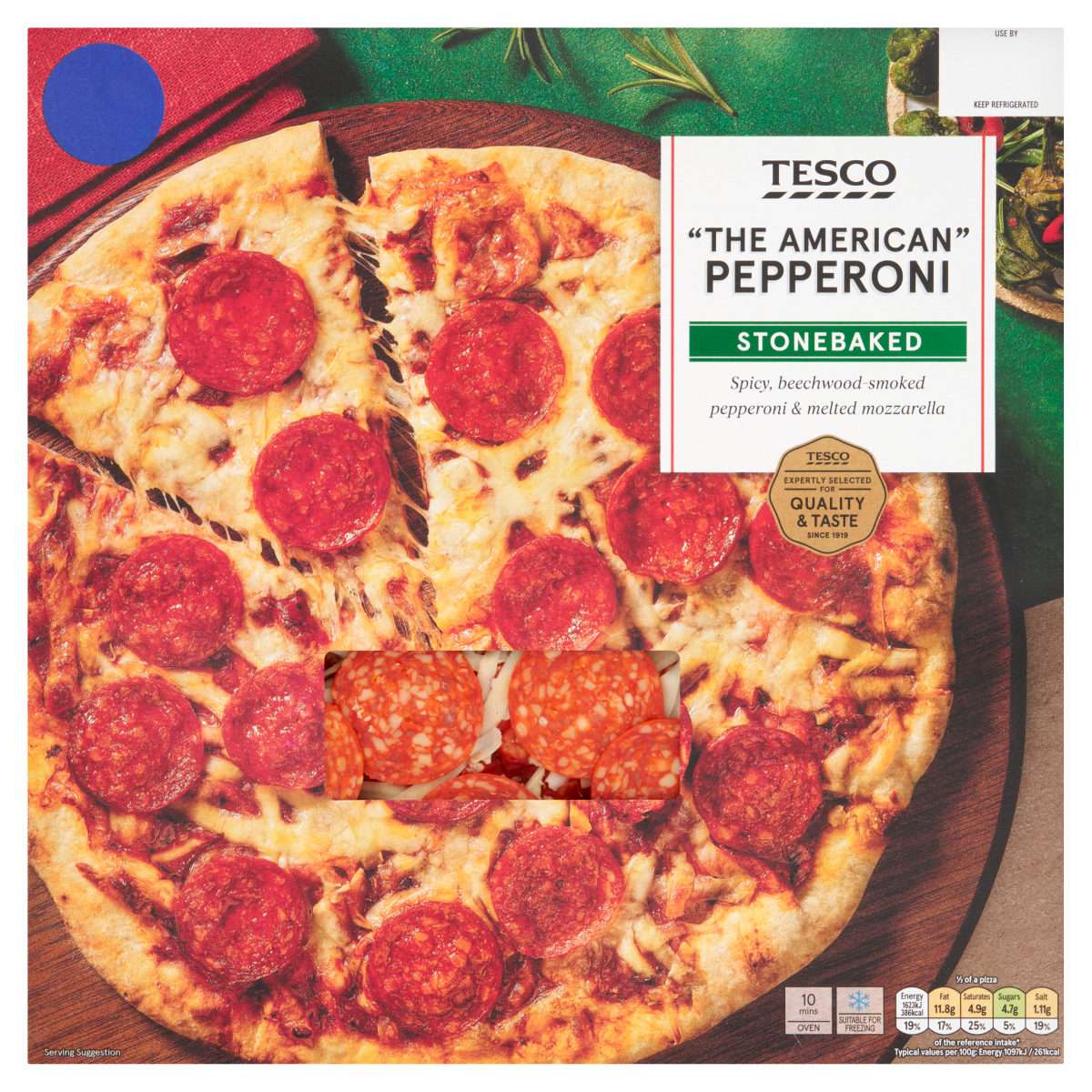 Tesco The American Pepperoni 311g
