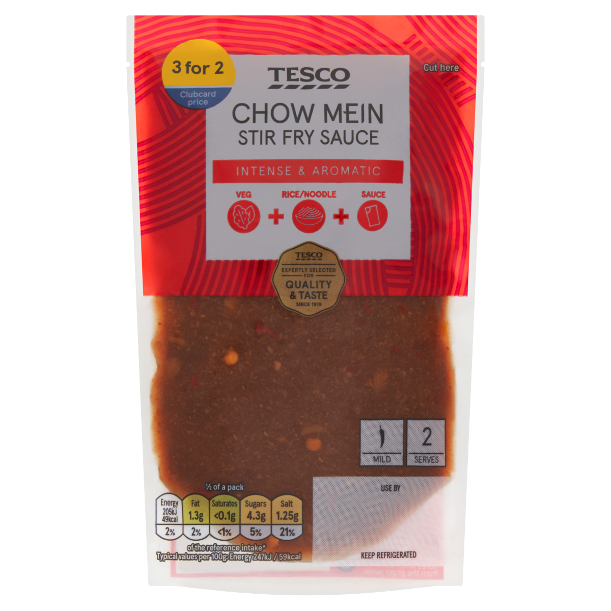 Tesco Chow Mein Stir Fry Sauce 165g