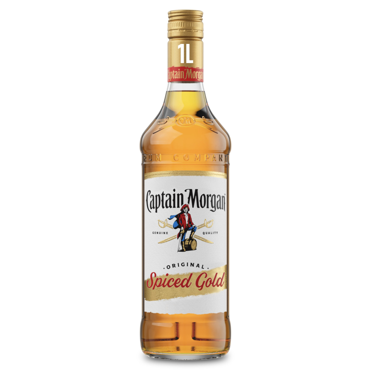 Captain Morgan Spiced Gold Rum Based Spirit Drink 35% vol 1L