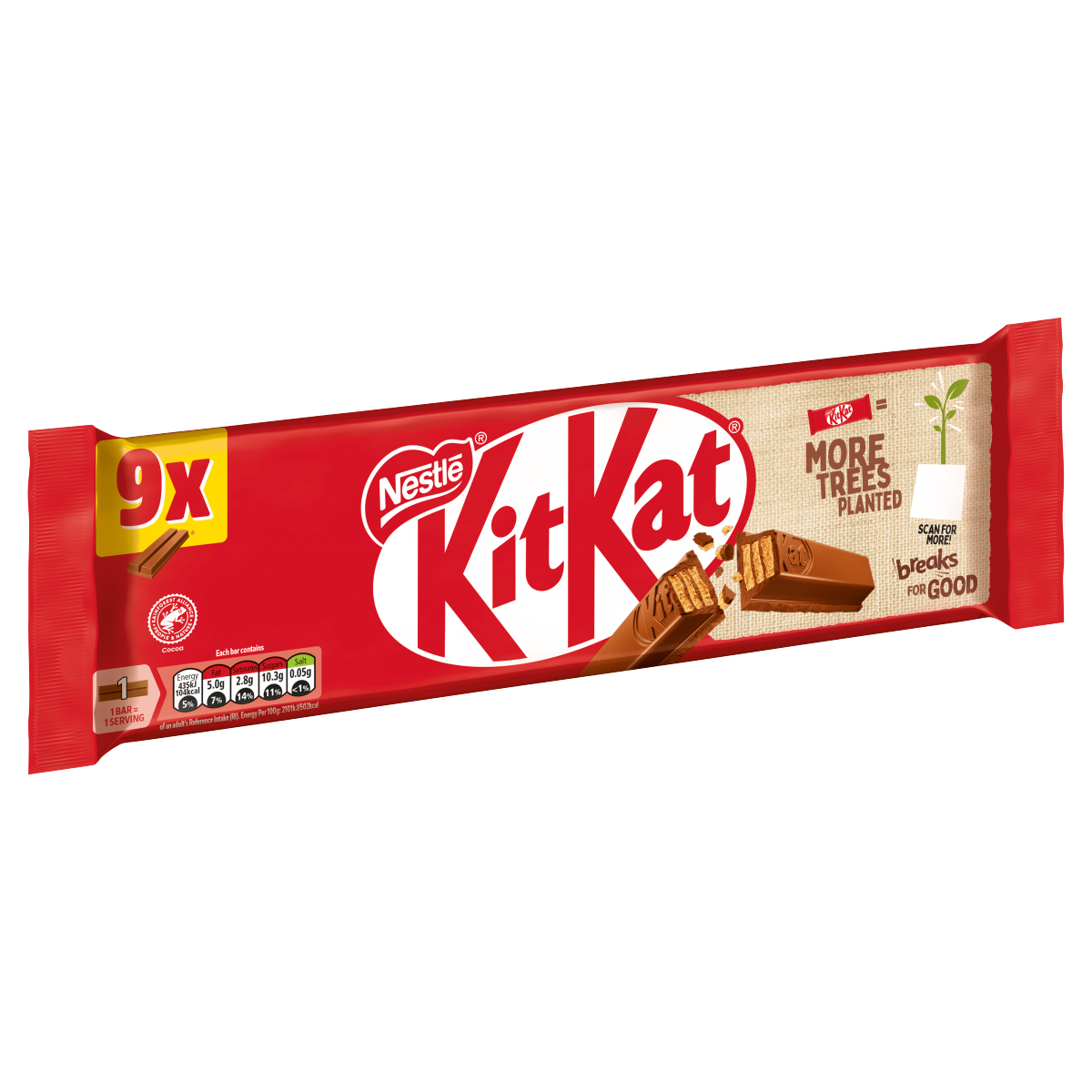 KitKat 2 Finger Original 9 x 20.7g (186.3g)