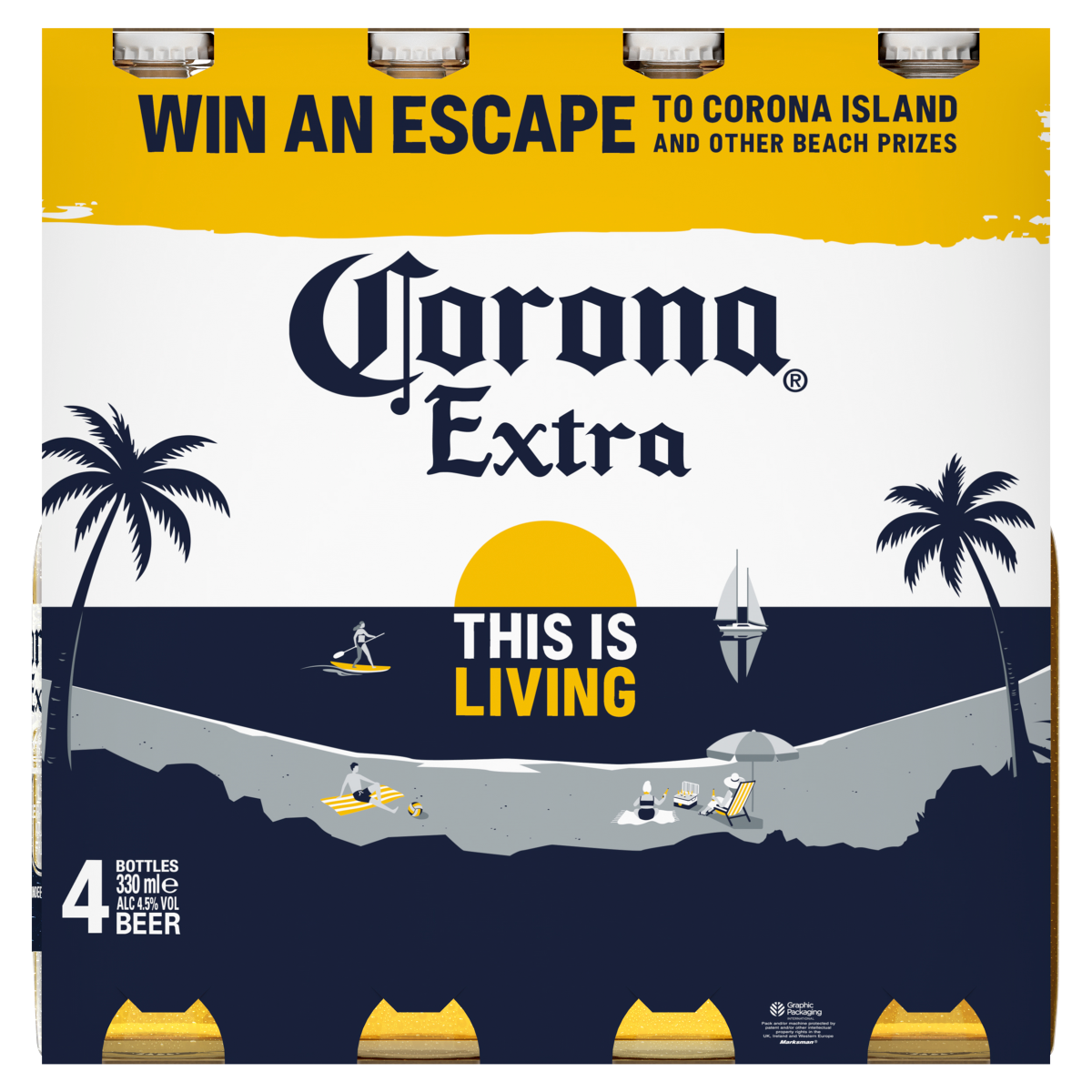 Corona Extra Beer 4 x 330ml