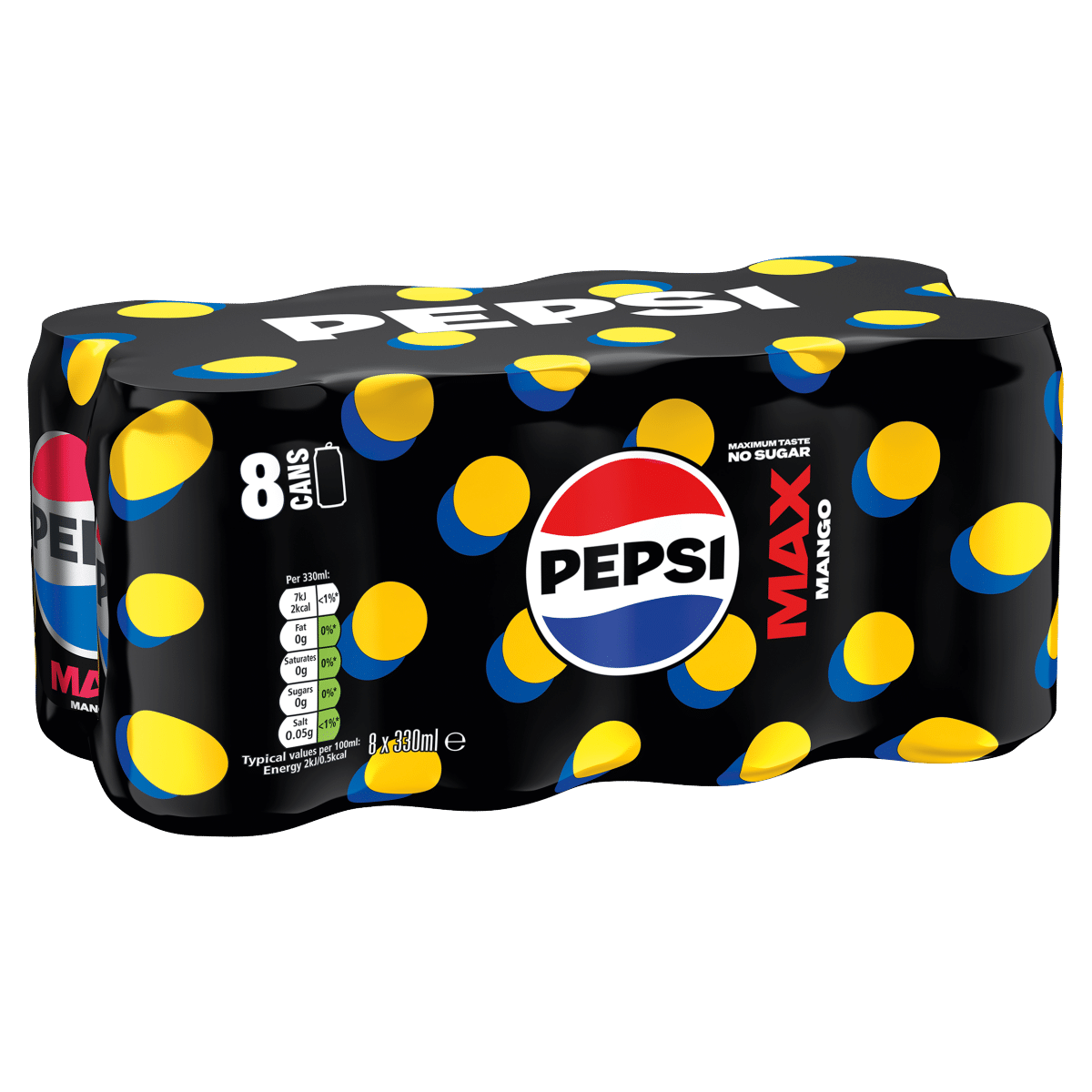 Pepsi Max Mango 8 x 330ml