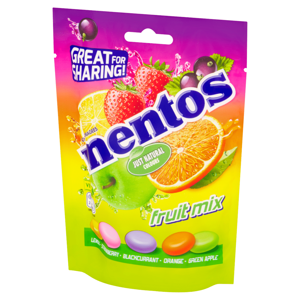 Mentos Fruit Mix Chewy Dragees 140g