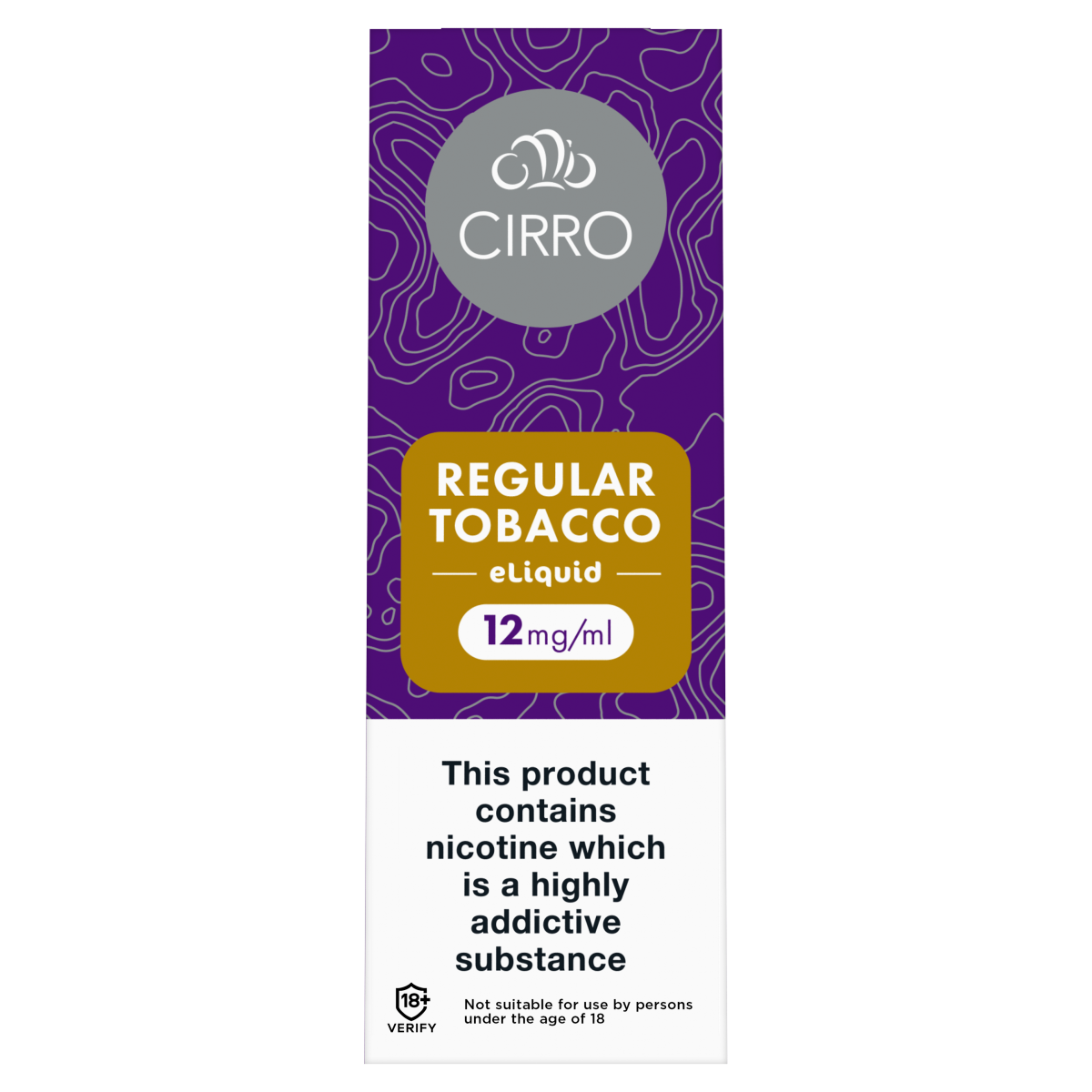 Cirro Regular Tobacco eLiquid 12mg/ml 10ml