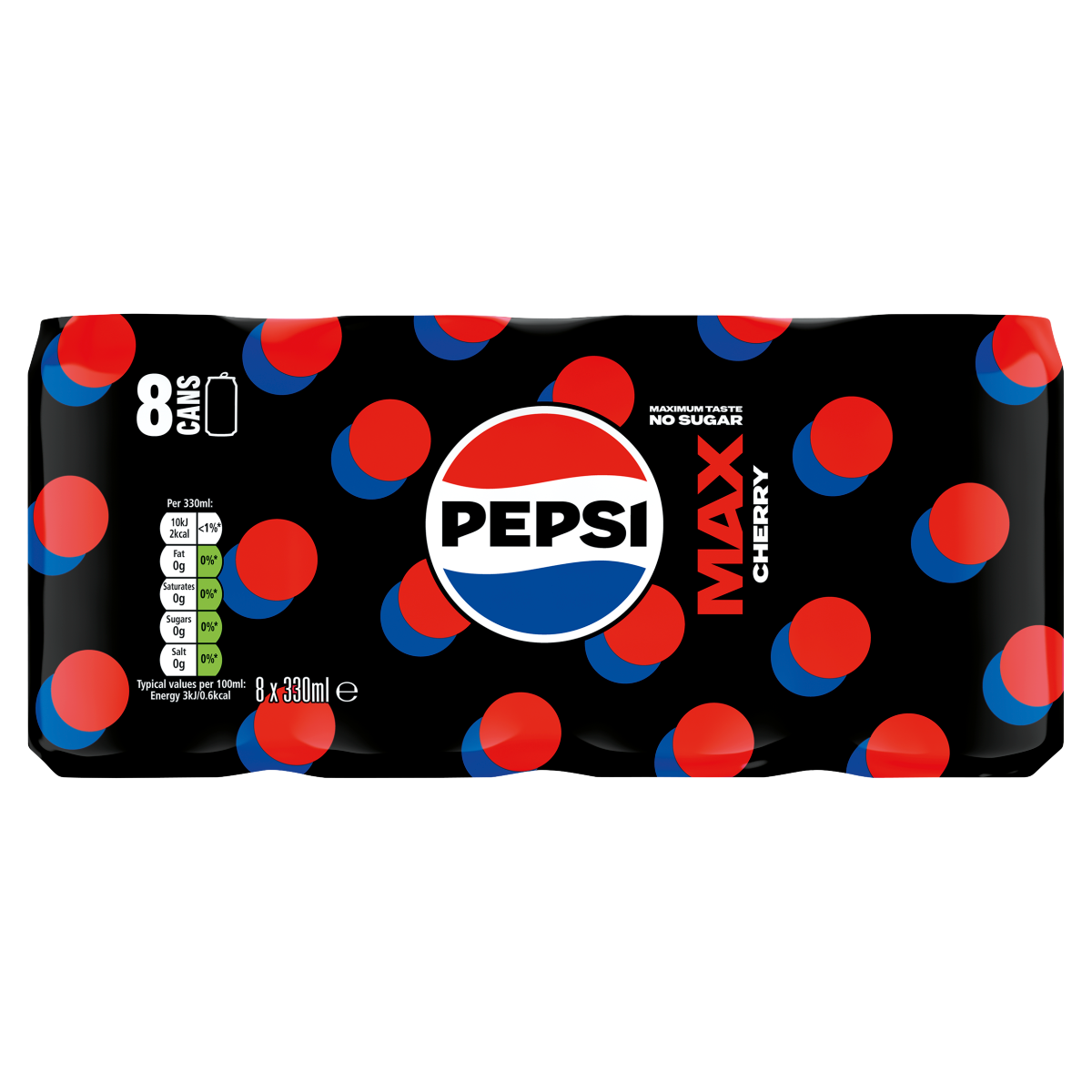 Pepsi Max Cherry 8 x 330ml