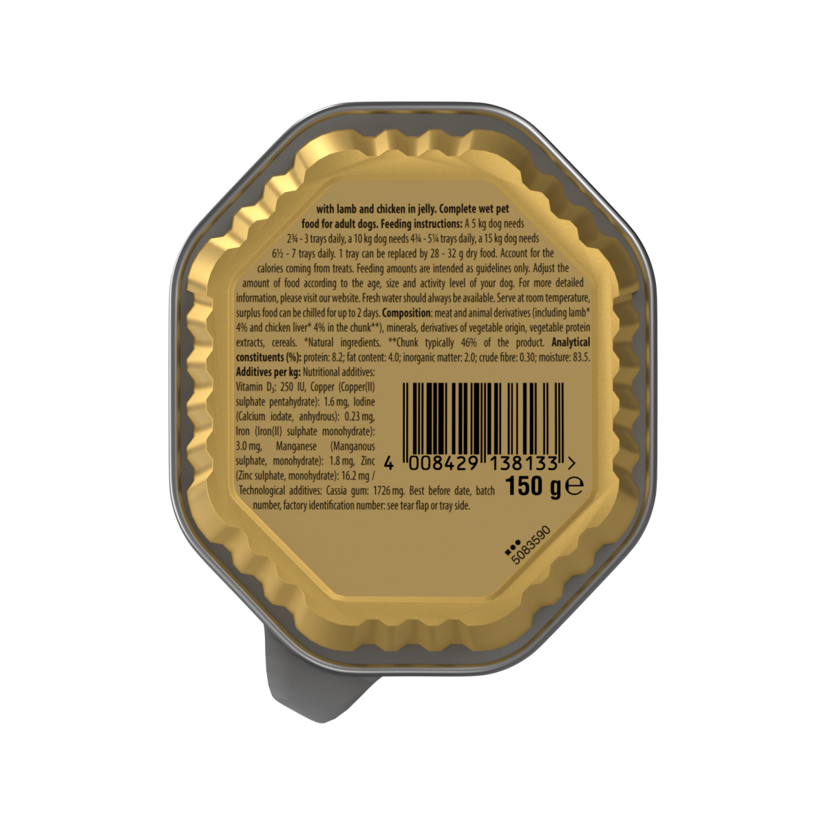 CESAR® Classics Terrine Dog Food Tray Lamb & Chicken in Jelly 150g