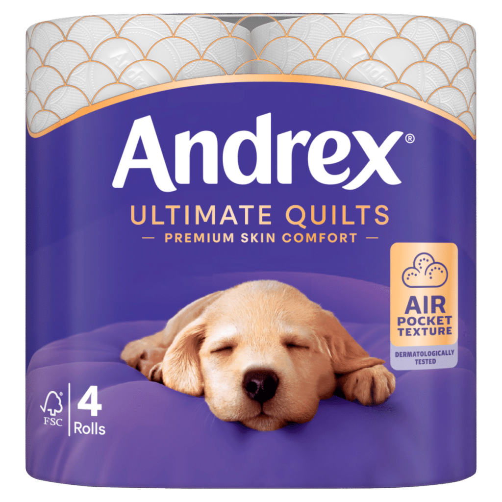 Andrex Ultimate Quilts 4 Rolls