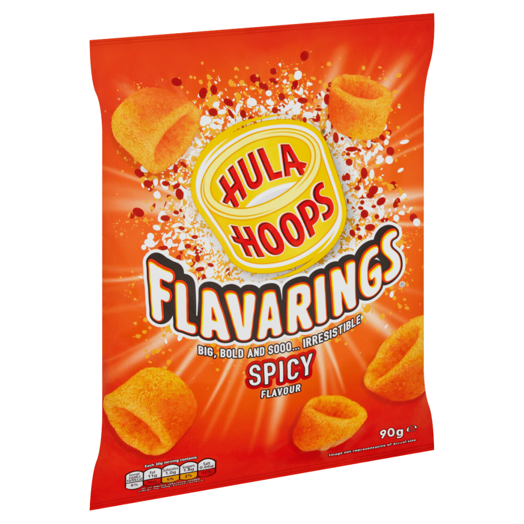 Hula Hoops Flavarings Spicy Flavour 90g