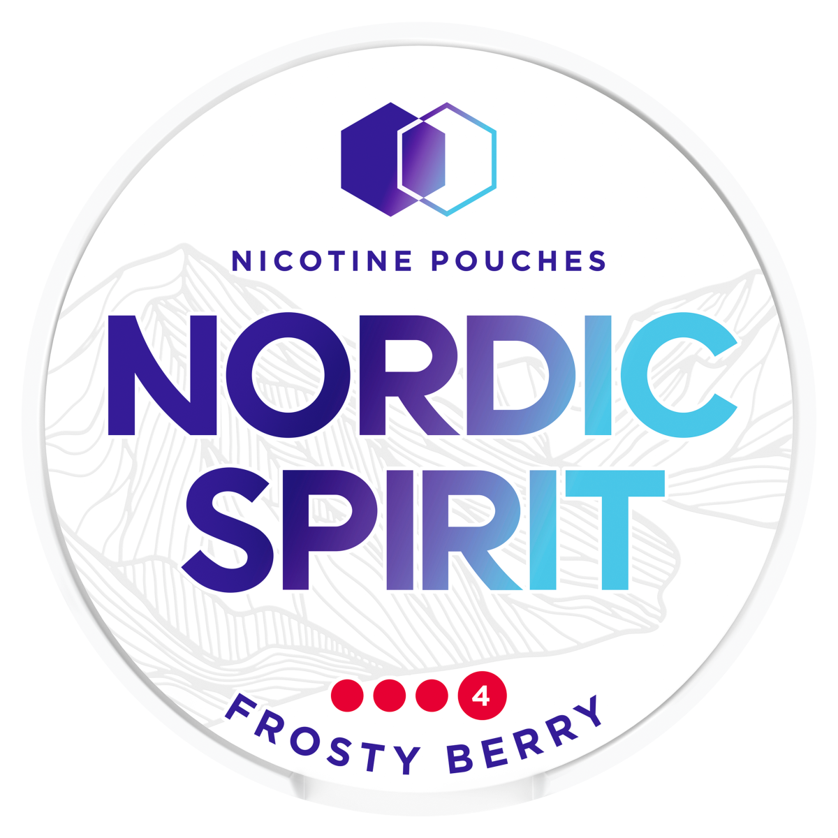 Nordic Spirit Frosty Berry Extra Strong Nicotine Pouches