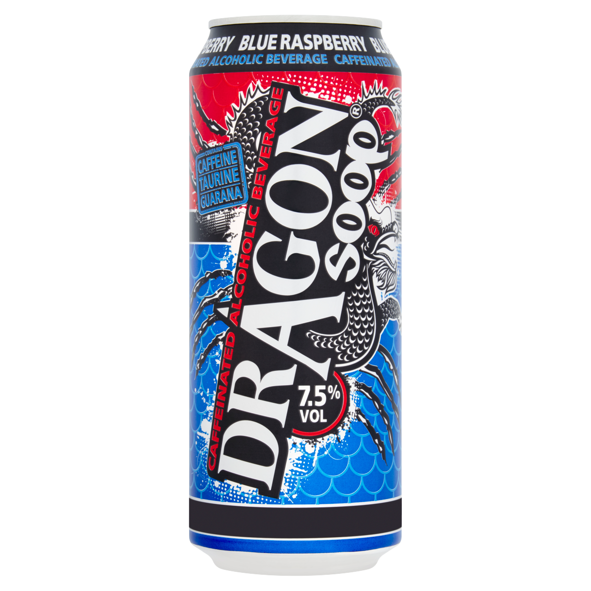 Dragon Soop Blue Raspberry Caffeinated Alcoholic Beverage 500ml