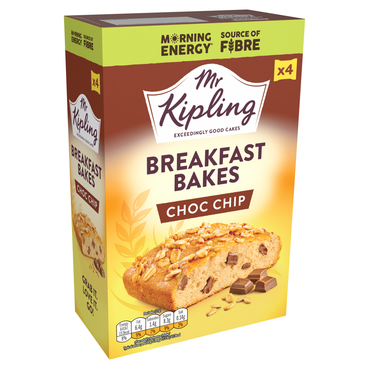 Mr Kipling 4 Breakfast Bakes Choc Chip