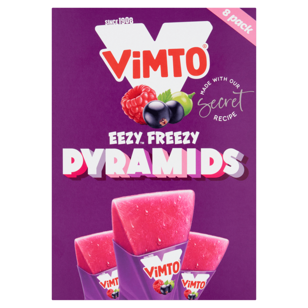 Vimto Eezy Freezy Pyramids 8 x 62ml