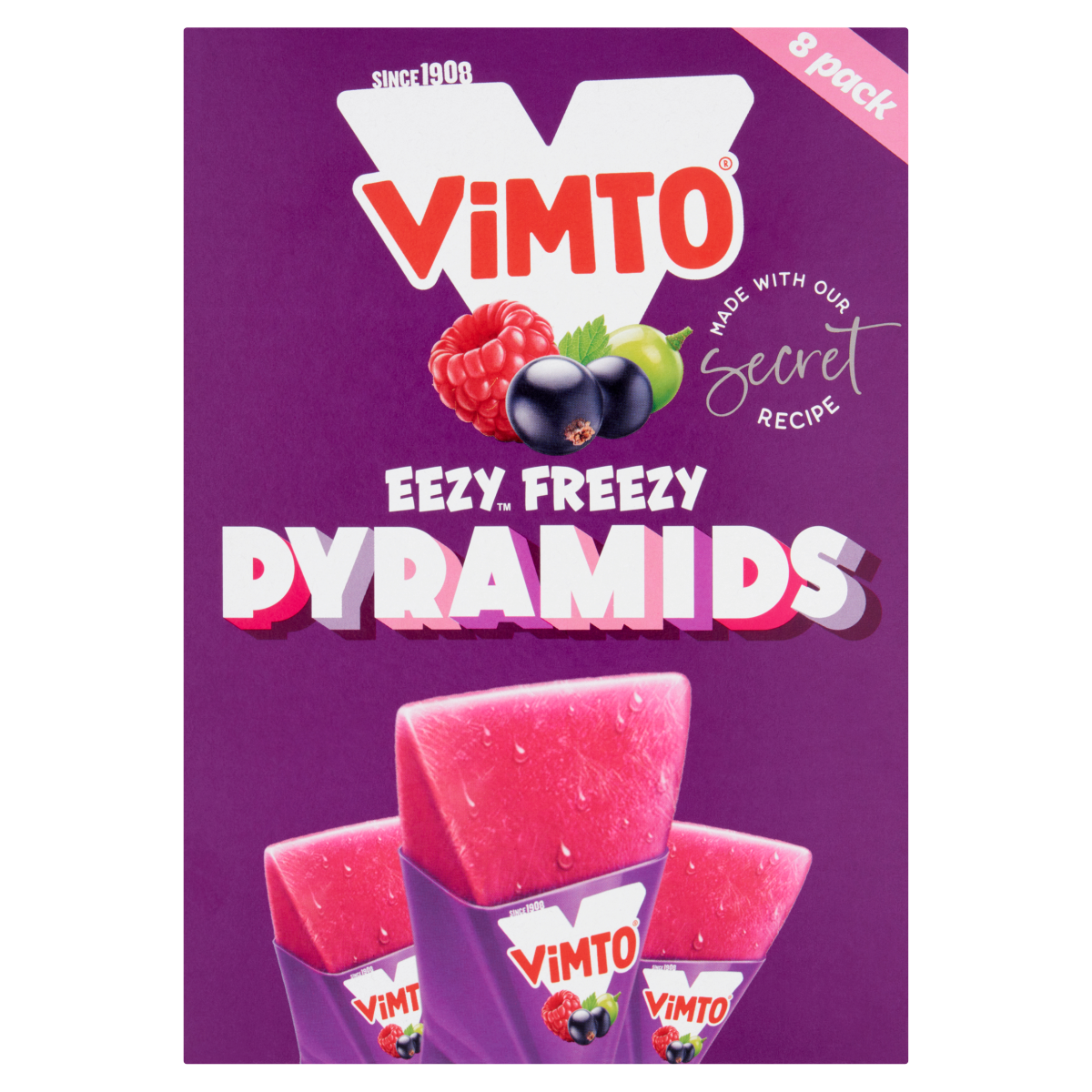 Vimto Eezy Freezy Pyramids 8 x 62ml