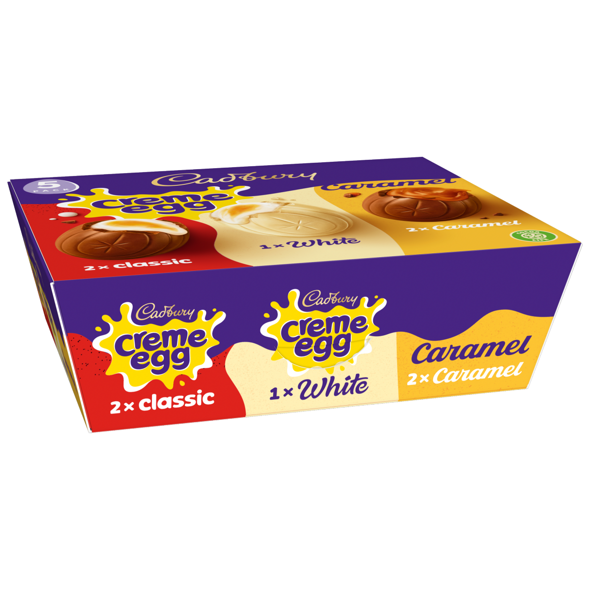 Cadbury Creme Egg Chocolate Mixed 5 Pack Multipack 200g (5 x 40g)