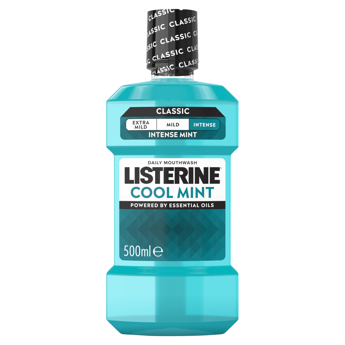 Listerine Classic Cool Mint Daily Mouthwash 500ml