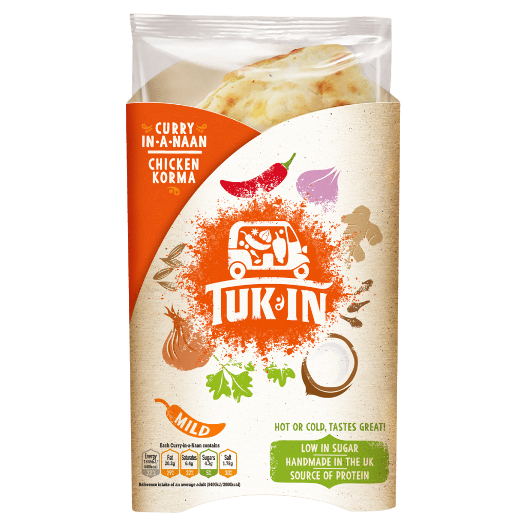Tuk In Curry in a Naan Chicken Korma 180g