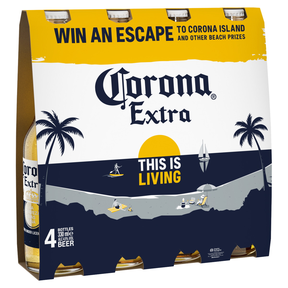 Corona Extra Beer 4 x 330ml