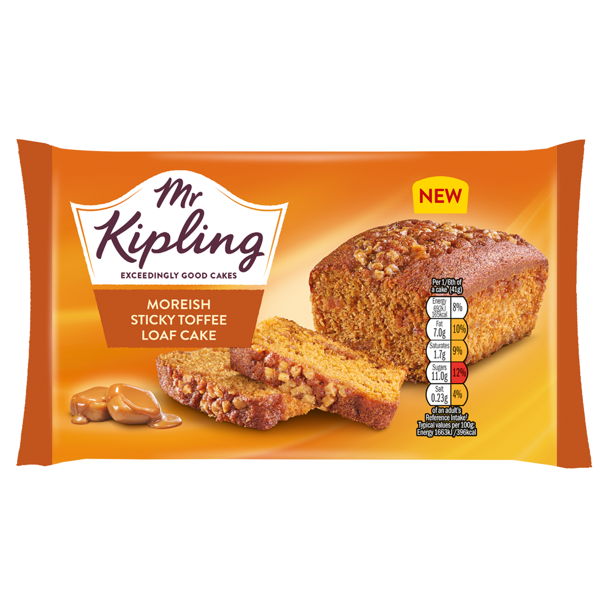 Mr Kipling Moreish Sticky Toffee Loaf Cake 220g