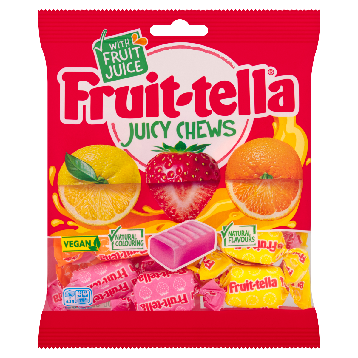 Fruit-tella Juicy Chews 135g