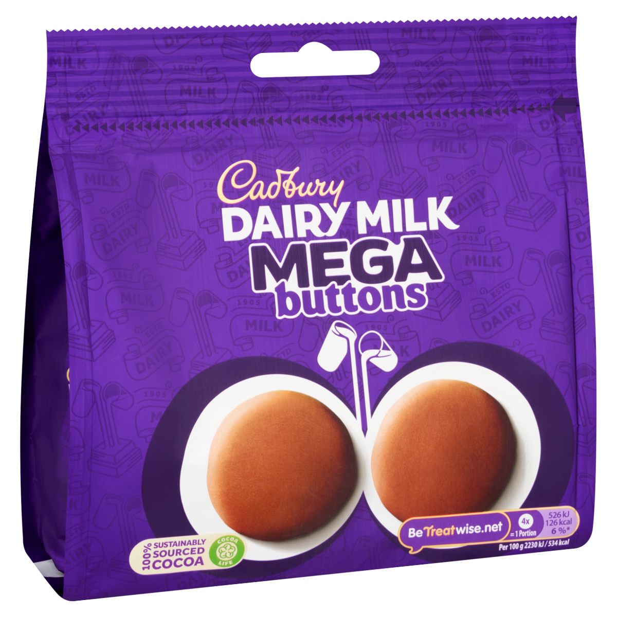 Cadbury Dairy Milk Buttons Chocolate 192g