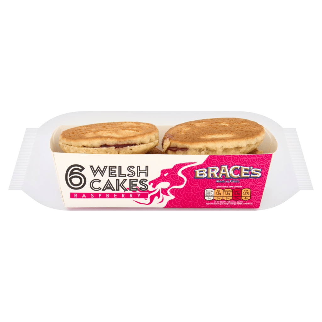 Brace’s 6 Raspberry Welsh Cakes
