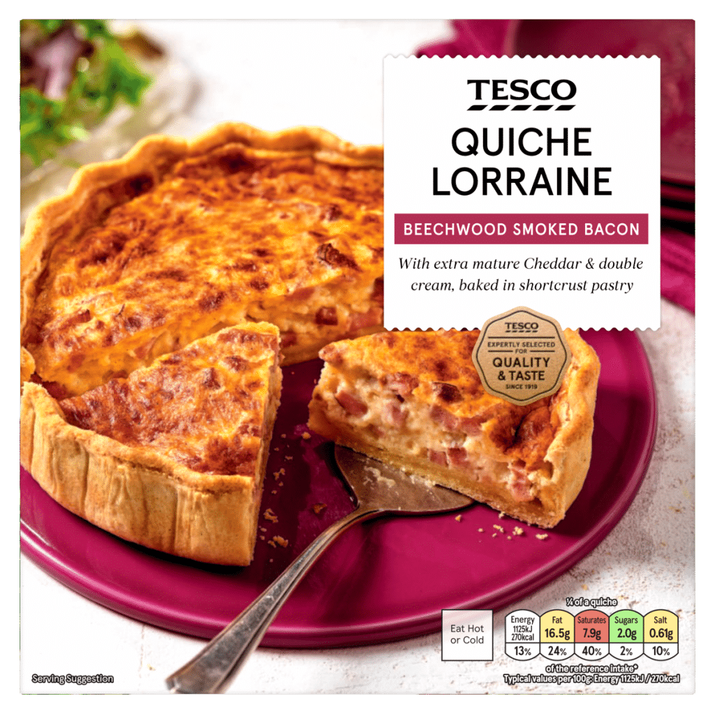 Tesco Quiche Lorraine 400g