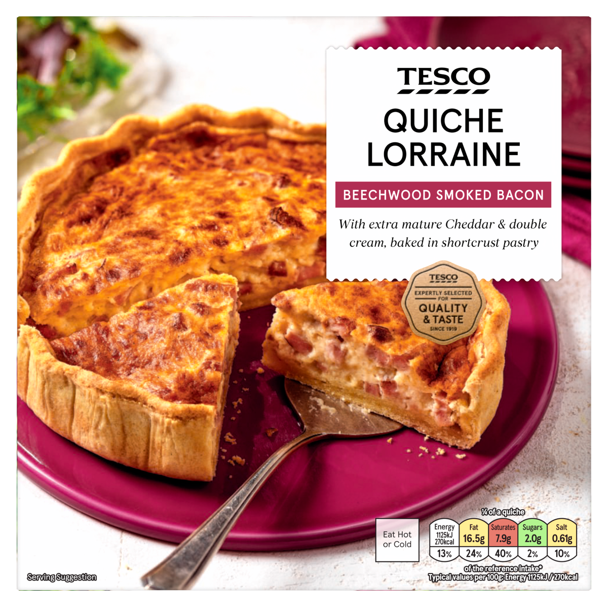 Tesco Quiche Lorraine 400g